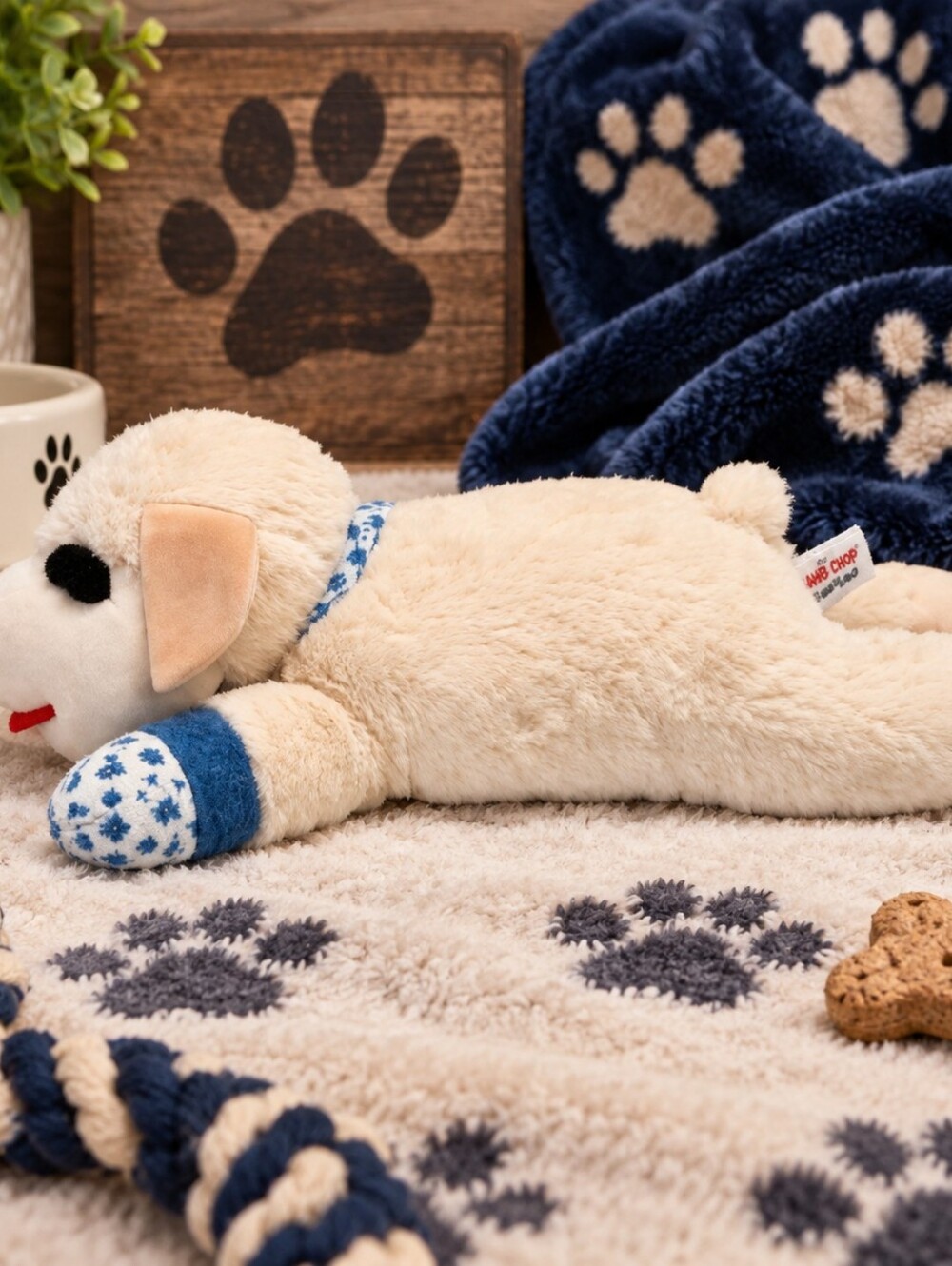Multipet Lamb Chop 25" XL Plush Dog Toy Squeaky NWOT Large Jumbo